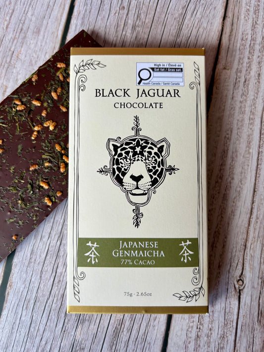 Japanese Genmaicha - 77% Cacao