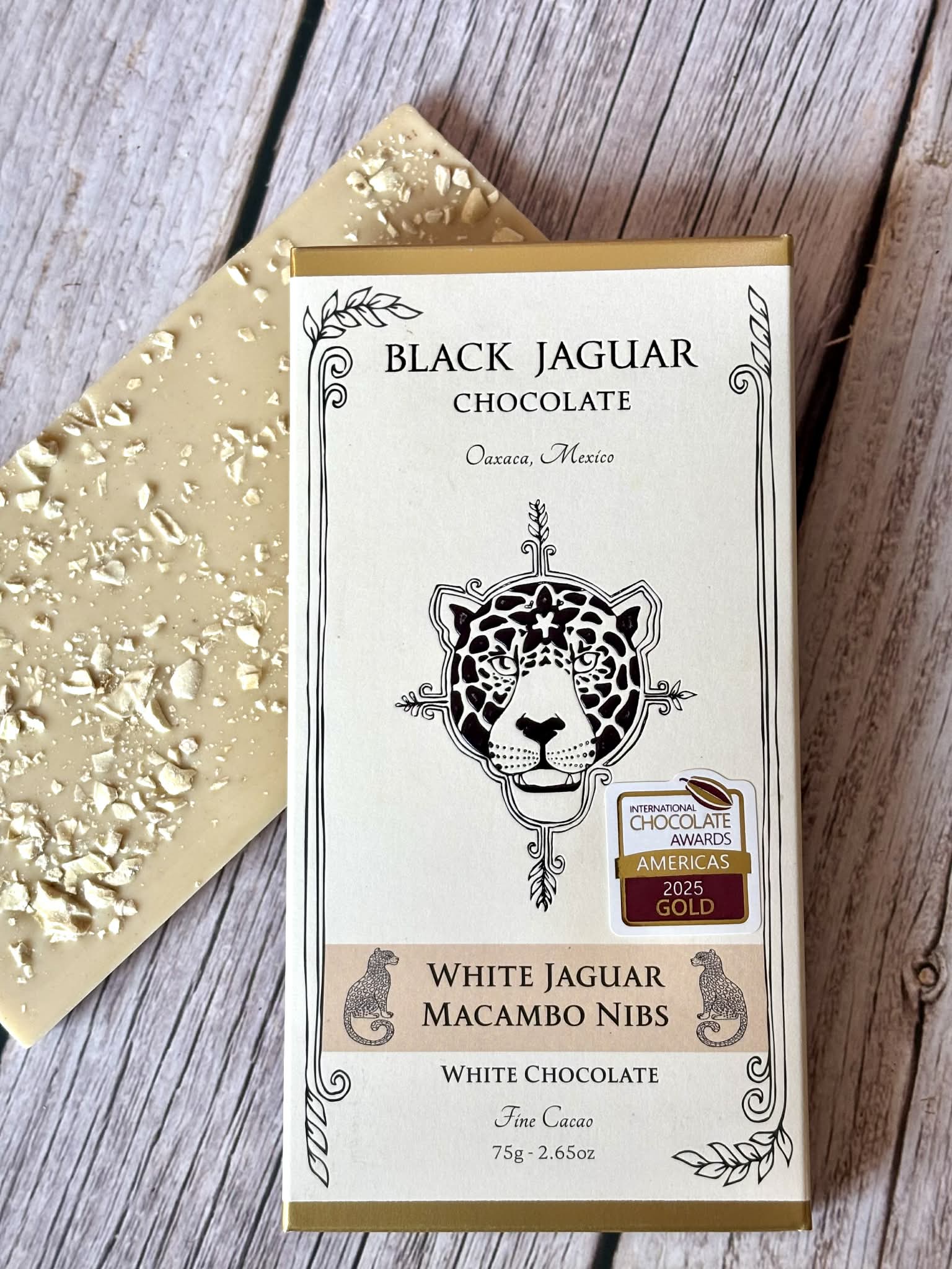 White Jaguar Macambo Nibs - White Chocolate – Black Jaguar Chocolate